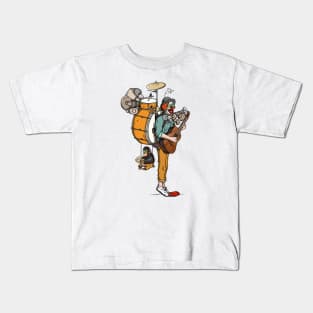 One Man Band Kids T-Shirt